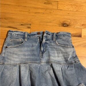 Arizona Jean Company Light Blue A-Line Denim Skirt